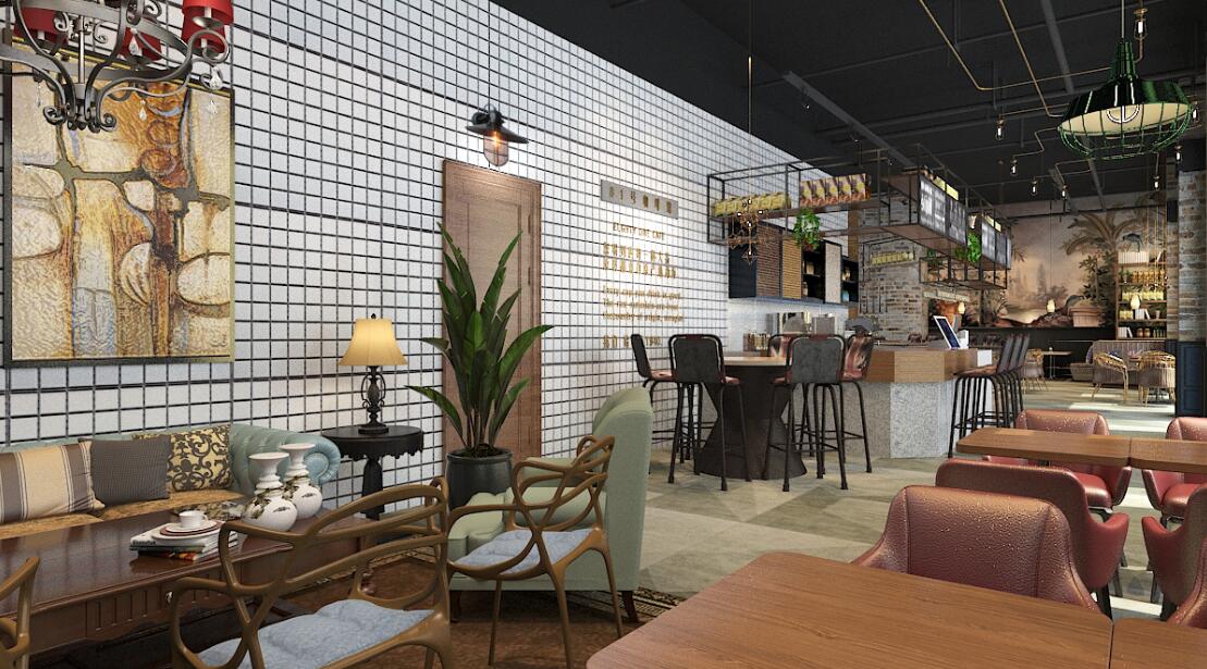 三盛国际咖啡酒吧商务空间设计